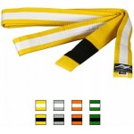 Dětský pásek na BJJ Ju Sport - žlutý s bílým pruhem – Sleviste.cz