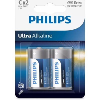 Philips Ultra Alkaline C 2ks LR14E2B/10 – Hledejceny.cz