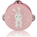 Adam Toys tamburína s motivem králíčka růžová – Zboží Dáma