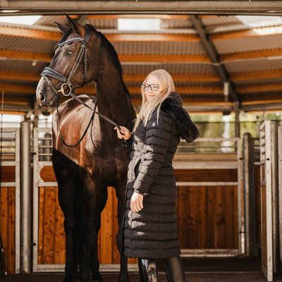 Wellensteyn Bunda Santorin Super Long TiSaAirTec dámská černá – Zboží Dáma