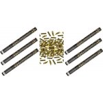 Konfety 40cm ZLATÉ METALICKÉ 6 ks PARTYKONF – Sleviste.cz