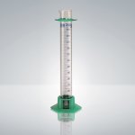Hirschmann Laborgeräte Odměrný válec třídy A, s plastovou základnou, modrý potisk Objem: 100 ml – Zboží Dáma