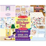 Melissa & Doug blok s adhezními samolepkami dům – Zboží Dáma