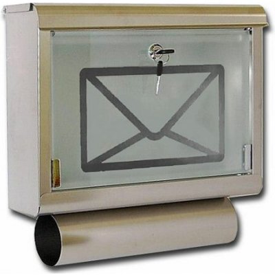 pošt.schránka LEO nerez sklo 400x390x100 – Sleviste.cz
