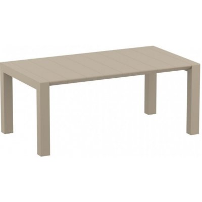 SIESTA Zahradní rozkládací stůl VEGAS medium 100 x 180 béžovo-šedá – Zboží Dáma