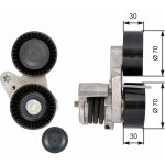 Napínák, žebrovaný klínový řemen GATES T39114 – Zboží Mobilmania