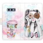 Pouzdro iSaprio flip Donut Worry Girl Samsung Galaxy S10e – Hledejceny.cz