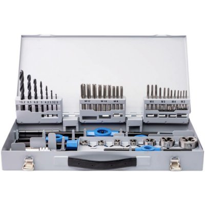 GSR 00708080 sada závitníků 45dílná HSS-G metrický M3 - M12 – Hledejceny.cz