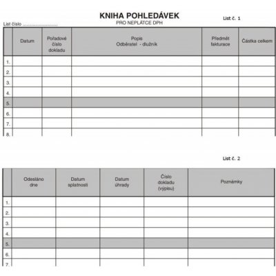 Asopol 010500 Kniha pohledávek pro neplátce DPH – Hledejceny.cz