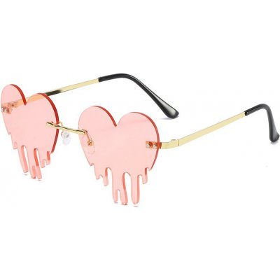 RAVEON Párty brýle HEART | Mirror Pink – Hledejceny.cz