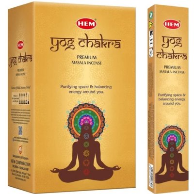 HEM Yog Chakra masala vonné tyčinky 15 g – Hledejceny.cz