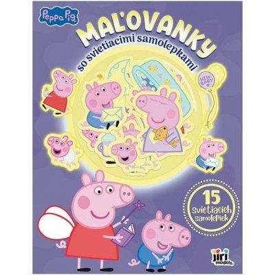 Omalovánky se svítícími samolepkami Prasátko Peppa – Sleviste.cz