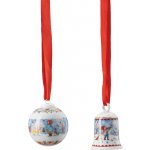 Rosenthal Vánoční set porcelánové Mini ozdoby zvonek koule Štědrý večer 5 Ø 4,5 cm 02480-727412-28620 – Hledejceny.cz