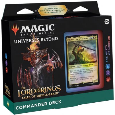 Wizards of the Coast Magic The Gathering: LotR - Commander Deck The Hosts of Mordor – Zboží Mobilmania