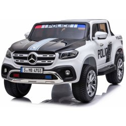 Daimex Dvoumístné elektrické autíčko Mercedes-Benz X-Class 4x4 POLICIE