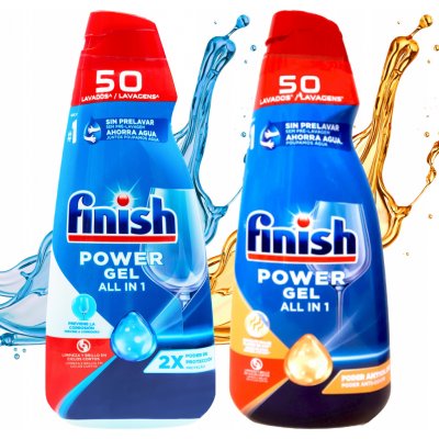 Finish All in1 Gel do myčky nádobí mix Orange Regular 2 x 1000 ml 100 mytí – Hledejceny.cz