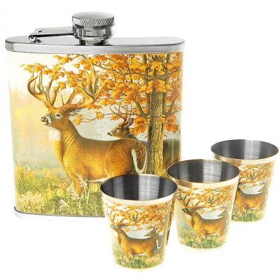 Placatka Jelen s pohárky – Zboží Mobilmania