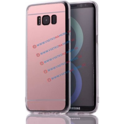 PROTEMIO 4634 Zrcadlový silikonový obal Samsung Galaxy S8 Plus růžový – Zboží Mobilmania