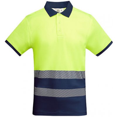 Roly Atrio pánské reflexní polo tričko HV9318 Navy Blue 55 S – Zboží Dáma