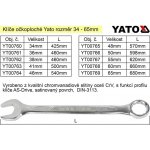 Yato klíč očkoplochý 36 mm YT-00761 – Zboží Mobilmania
