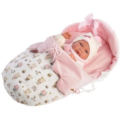 Llorens 73886 NEW BORN HOLČIČKA realistická miminko s celovinylovým tělem 40 cm – Zbozi.Blesk.cz