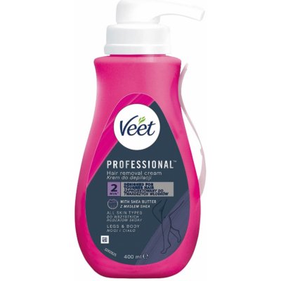 Veet Depilační krém pro všechny typy pokožky Proffesional (Hair Removal Cream) 400 ml – Hledejceny.cz