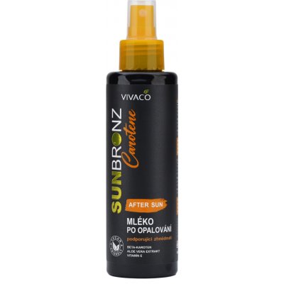 Vivaco SUN BRONZ MLÉKO PO OPALOVÁNÍ CAROTENE 150 ml – Zboží Dáma
