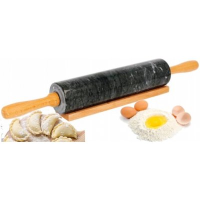 BRUNBESTE Mramorový váleček na těsto se základnou 46cm Bb-3145 – Zboží Dáma