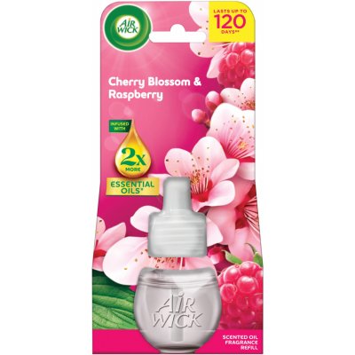Air Wick Tekutá náplň do elektrického přístroje Třešňový květ a malina 19 ml – Sleviste.cz