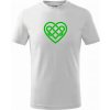Dětské tričko Keltský uzel srdce tričko dětské bavlněné bílá