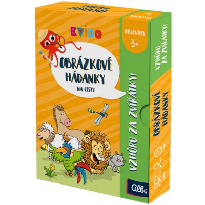 Albi Kvído Obrázkové hádanky na cesty Vzhůru za zvířátky doporučený věk 5+ – Sleviste.cz