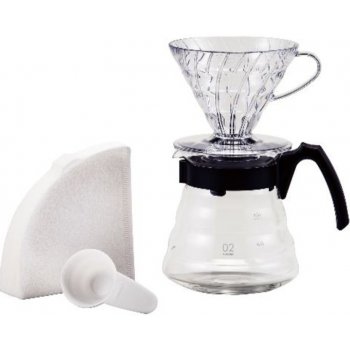 Hario V60-02 Pour Over Kit Plastic Black