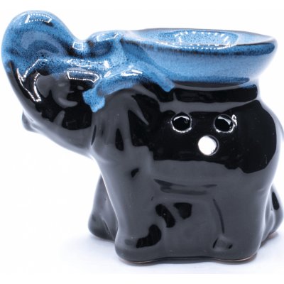 Milujeme Kameny Aromalampa - slon - černo-modrá malá – Zboží Dáma Milujeme Kameny Aromalampa - slon - černo-modrá malá – Zboží Dáma