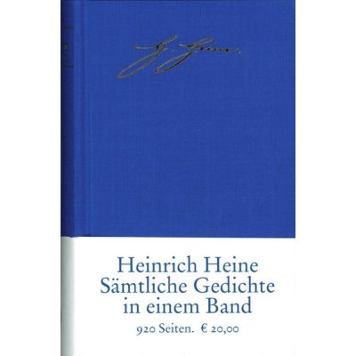 Smtliche Gedichte in zeitlicher Folge Heine Heinrich – Hledejceny.cz