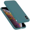 Pouzdro a kryt na mobilní telefon Apple Cadorabo Ochranné pouzdro pro Apple iPhone X / XS Case v zelené barvě Kryt na mobilní telefon TPU Etui