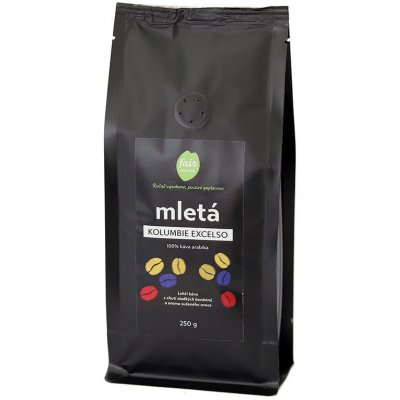 Fairobchod mletá Kolumbie Excelso 250 g – Zboží Dáma