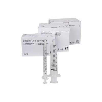 CVET VL Stříkačka inj 5 ml 2-dílná Luer excentr. 100 ks – Hledejceny.cz