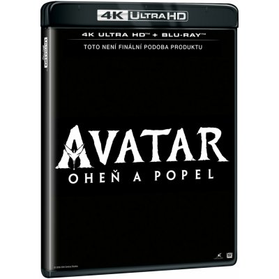 Avatar: Oheň a popel 4K Ultra HD + BD + bonus disk Steelbook – Zboží Mobilmania