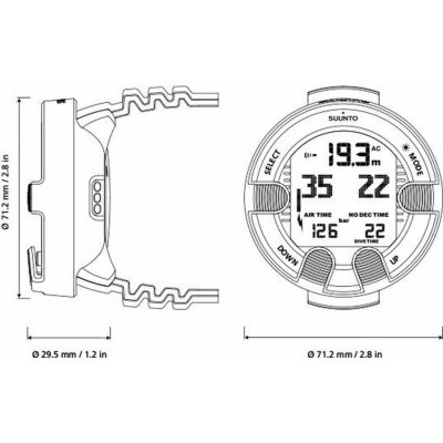 SUUNTO VYPER NOVO bez USB – Zboží Dáma