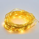 ACA Lighting LED dekorační řetěz 10m 100LED WW 8 funkcí s adaptérem zlatá měď [X01100132] – Hledejceny.cz