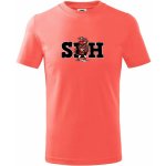 SDH hasicí přístroj tričko dětské bavlněné korálová – Hledejceny.cz