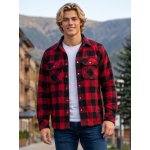 Brandit košile Jeff fleece shirt long sleeve červená-černá – Hledejceny.cz