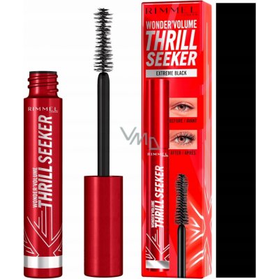 Rimmel London Thrill Seeker objemová a prodlužující řasenka Extreme Black 8 ml – Zboží Mobilmania