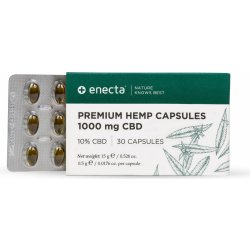 Enecta Konopné CBD kapsle 10% 9000 mg 270 kapslí