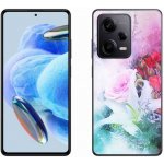 Pouzdro mmCase Gelové Xiaomi Redmi Note 12 Pro+ 5G - květiny 4 – Zboží Živě