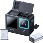 LLANO 3-in-1 Battery Charger Power Bank LCD NP-BX1 – Zboží Živě
