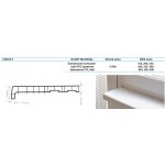 REHAU Parapet vnitřní PVC 300 mm bílý – Sleviste.cz