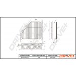 Vzduchový filtr DRIVE+ DP1110.10.0175 – Hledejceny.cz
