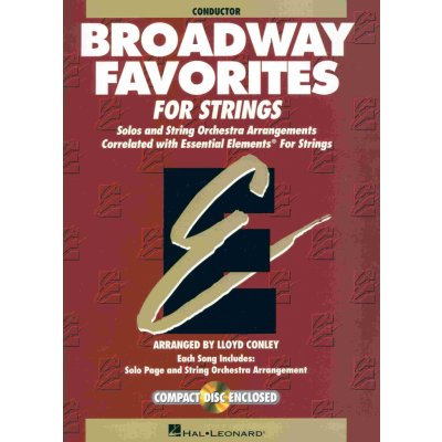 BROADWAY FAVORITES FOR STRINGS + CD partitura – Hledejceny.cz