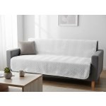 Mybesthome Přehoz na sedačku pohovku SAMUEL bílá 170x210 cm – Zboží Mobilmania